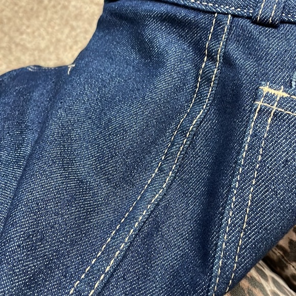 Vintage Women's High Rise Jeans - Dark Blue - Picture 9 of 11